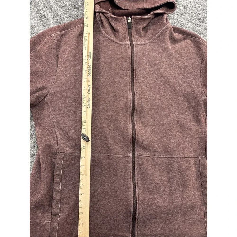 Nike Yoga Dri-FIT Full Zip Hoodie Men’s L Dark Beetroot CU6260-203